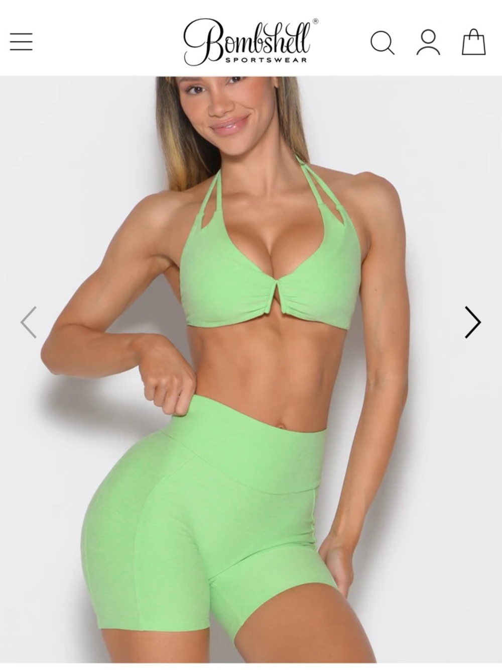 Bombshell sportswear voltage sports bra